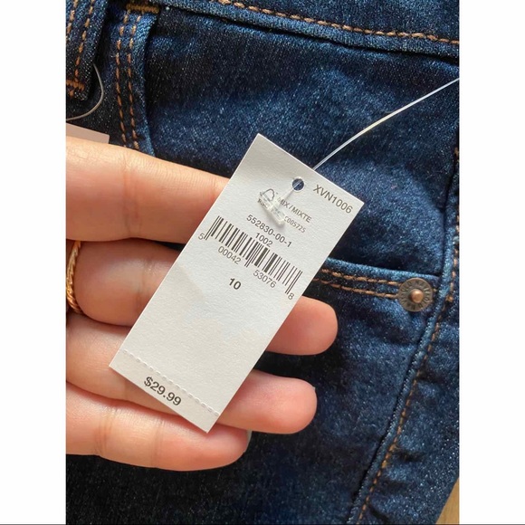 💥 SPRING CLEANING SALE | NEW Old Navy Mid-Rise Dark-Wash Super Skinnys - Picture 8 of 8